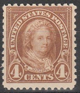 US #556 F-VF Unused  CV $17.50  (A12479)