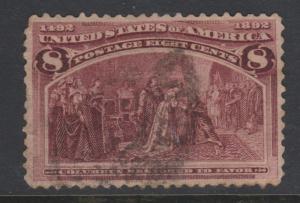 1893 Columbian Exposition 8c Sc#236 U