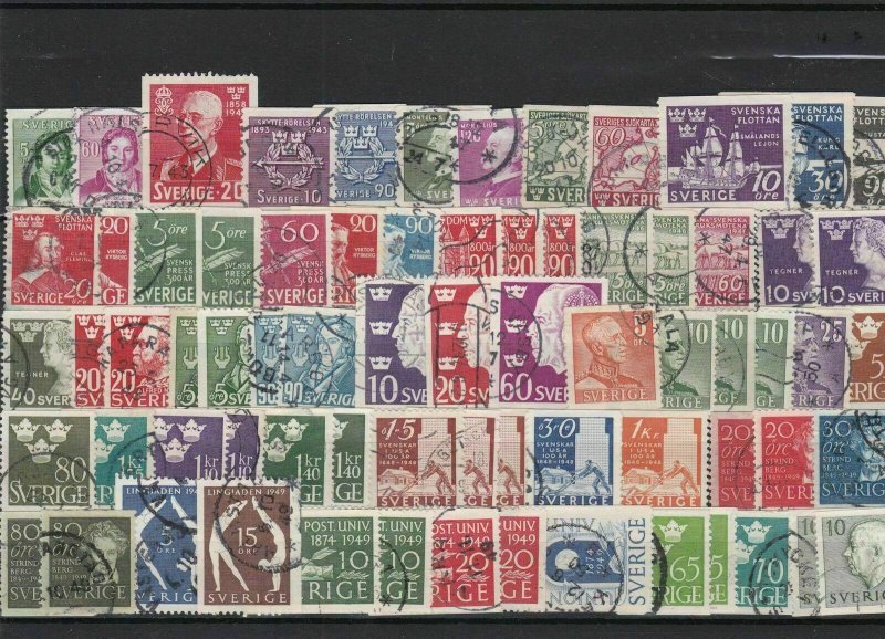 sweden stamps ref 16159