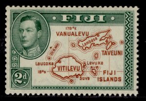 FIJI GVI SG253, 2d brown & green DIE I, M MINT. Cat £40.