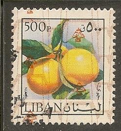 Lebanon   Scott  C787    Oranges    Used