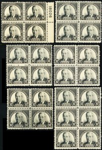 623, Mint FVF NH 17¢ - WHOLESALE 26 Stamps in Blocks CV $494.00 * Stuart Katz
