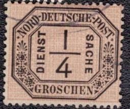 North German Confederation - O1 1870 Used