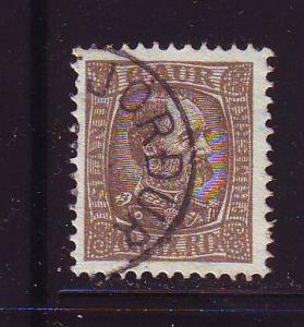 Iceland Sc37 1902 6 aur gray brown Christian IX stamp used