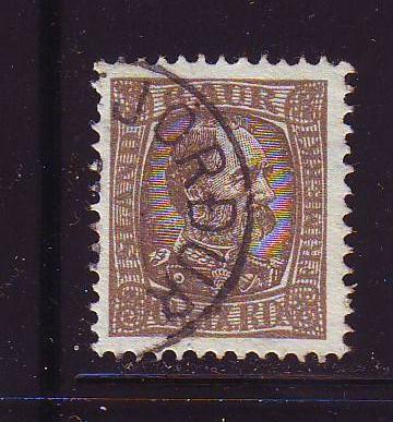 Iceland Sc37 1902 6 aur gray brown Christian IX stamp used