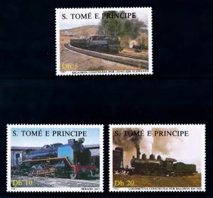 [63528] Sao Tome & Principe 1987 Railway Train Eisenbahn Chemin de Fer  MNH