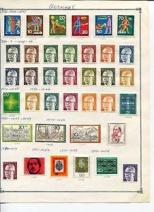 Germany Collection 1956/73 mostly mint 19 pages