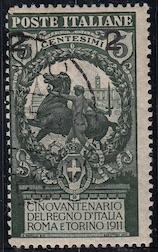 Italy, #126, used