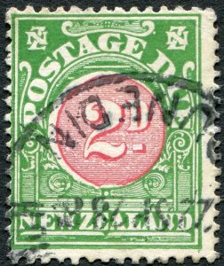 New Zealand 1926 2d carmine & green Postage Due SGD31 used