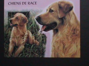 ​BENIN 2000 WORLD FAMOUS LOVELY DOGS CTO S/S VF WE SHIP TO WORLD WIDE