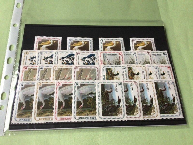 Republic D’Haiti mint never hinged Birds Stamps Sets  Ref 51500 