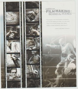 US Scott #3772 Sheet of  American Filmmaking M1LH mark