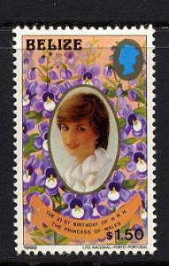 Belize #620 mint, Princess Diana
