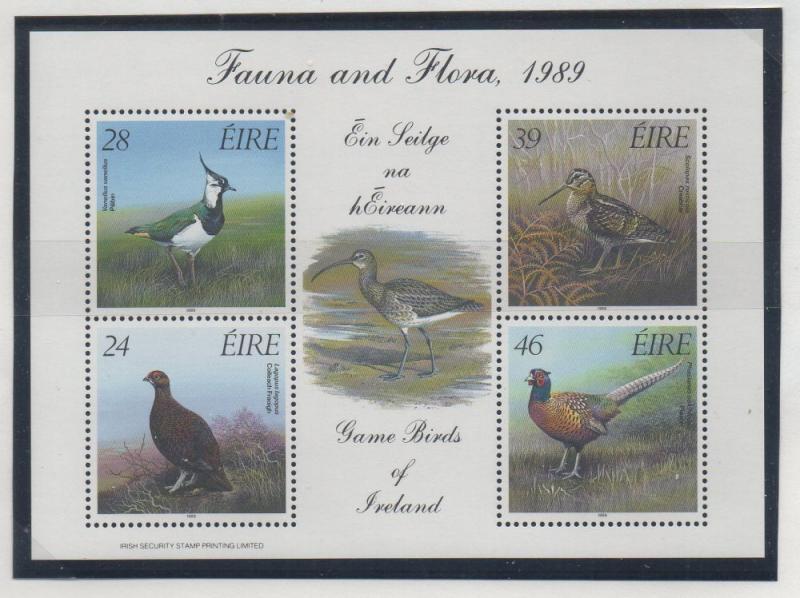 Ireland Sc 758a 1989 Game Birds stamp sheet mint NH