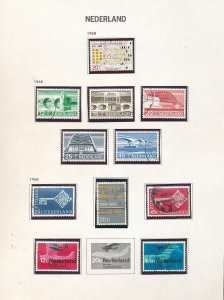 NETHERLANDS 1961/76 Used on 20+ Pages Child Welfare Red x (Apx 180+ Items)KRA101