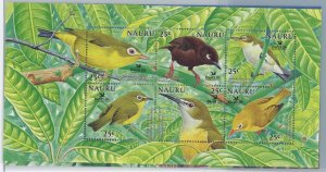 Nauru #534-536 Mint (NH) Souvenir Sheet