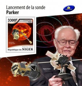Niger - 2018 Parker Solar Probe - Stamp Souvenir Sheet - NIG18525b