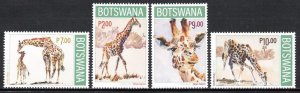 Botswana - 2020 Giraffe Set MNH**