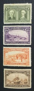 MOMEN: CANADA SC #100-103 MINT OG H LOT #60574