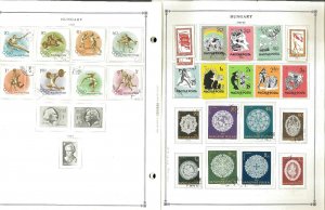 Hungary 1874-1979 M, U & CTO Hinged on Scott International Pages