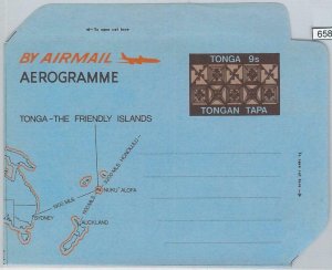 65888 - TONGA  - Postal History -    AEROGRAMME: Maps