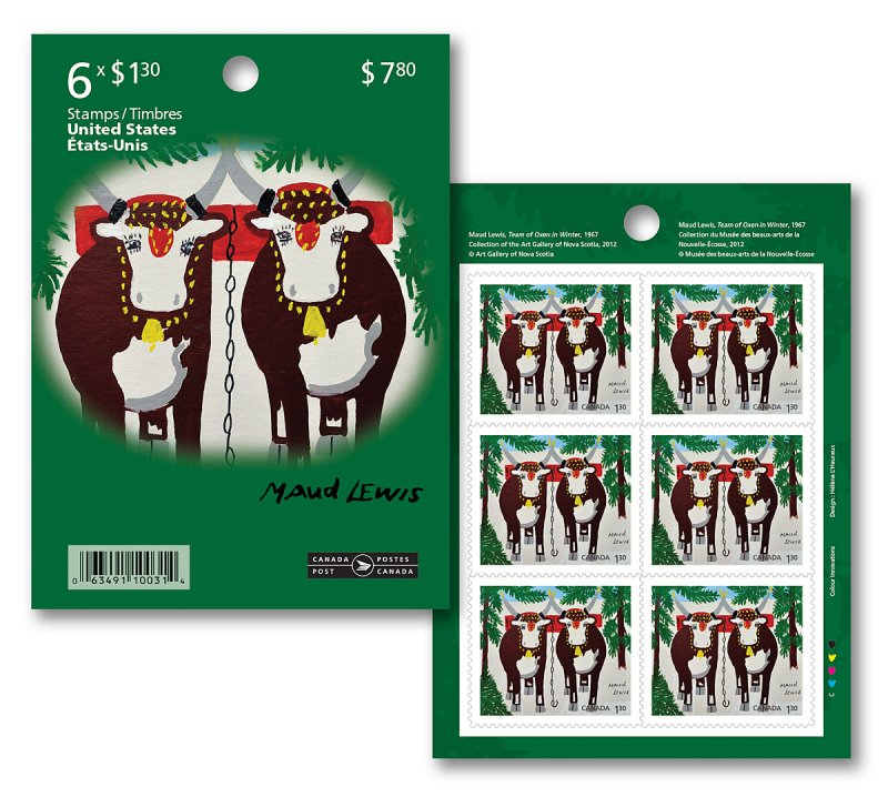 Stamps Canada 2020. - Maud Lewis: Booklet of 6 stamps. ( USA )