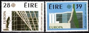 IRELAND 1987 EUROPA: Architecture. Office Building, Church. Complete Set, MNH