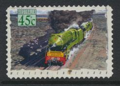 Australia SG 1413  Used  -Trains self adhesive 