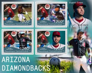 Stamps. Sports Baseball 2024 year 1+1 sheets perforated  NEW