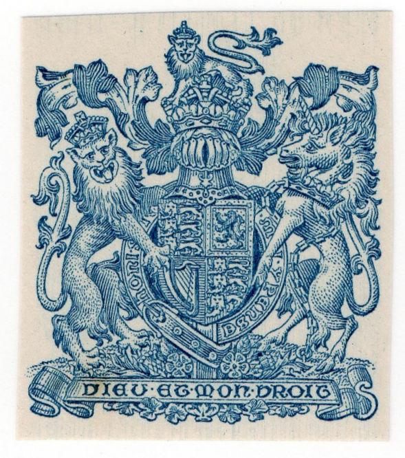 (I.B-CK) Cinderella Collection : Harrison & Sons - Proof Essay (Royal Arms)