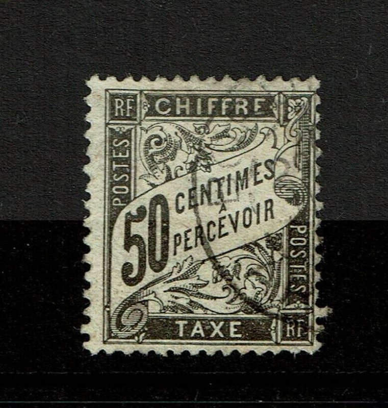 France SC# J21, Used, shallow center thin - S9537 
