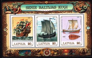 Latvia 1997,Sc.#444 MNH Joint Issue of Baltic States - Baltic Sailing Ships