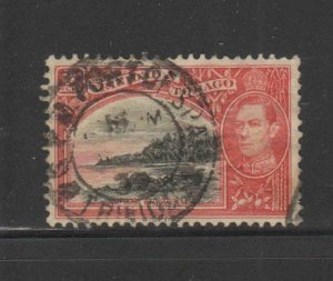 TRINIDAD & TOBAGO #52  1938 KING GEORGE VI & MT. IRVING BAY  F-VF USED  c