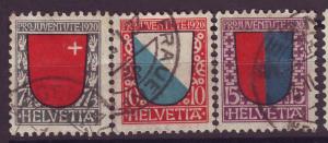 J14281 JLstamps 1920 swiss used set semi #b15-7 designs $30.00 scv