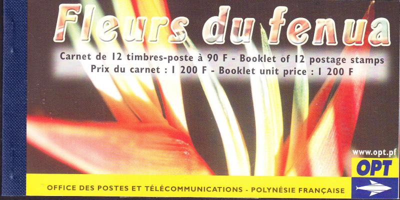 French Polynesia FLORA & FAUNA Booklet  XF