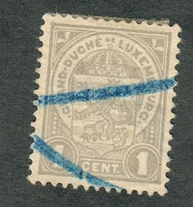 Luxembourg #75  used single