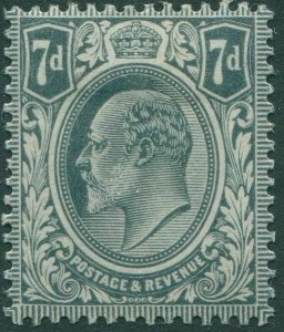 Great Britain 1902 SG249 7d grey-black KEVII MH