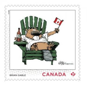 Canada 3297 Editorial Cartoonists Brian Gable P single MNH 2021