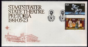 South Africa 546-547 U/A FDC