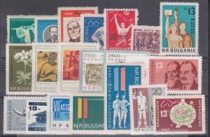 Bulgaria Sc 1060/1549 MLH. 1959-1966 issues, 20 different, fresh, sound, F-VF