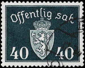 Norway 1938 Sc O30 U vf