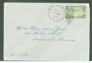 US C21 1941 20c Pacific clipper paid the 20c per half ounce Trans-Pacific Airmail rate (in effect April 1937 to the beginning of