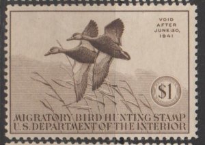 U.S. Scott #RW7 Duck Stamp - Mint Single - IND