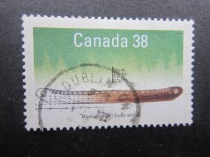 Canada #1232 Small Craft Native Boats very fine used  {ca2214}