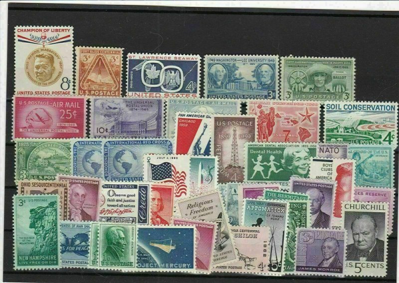 united states mint never hinged stamps ref 16325