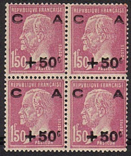 FRANCE 1928 Sinking Fund 1f50c mint of 4 fine mint - 2 stamps MNH..........1711