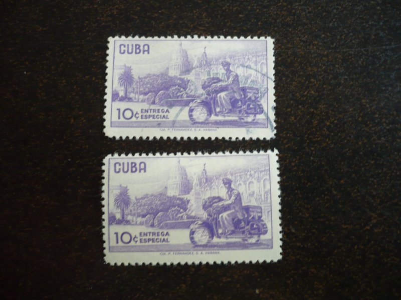 Stamps - Cuba - Scott#E28 - Mint Hinged & Used Stamps