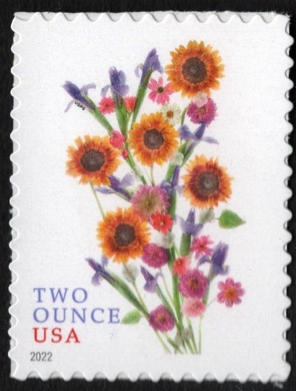 SC#5682 (Forever 2 oz.) Sunflower Bouquet Single (2022) SA