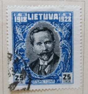 A11P5F60 Litauen Lituanie Lithuania 1928 25c used