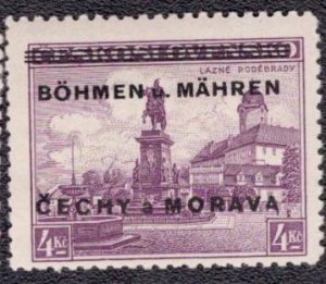 Bohemia and Moravia 17 1939 MH